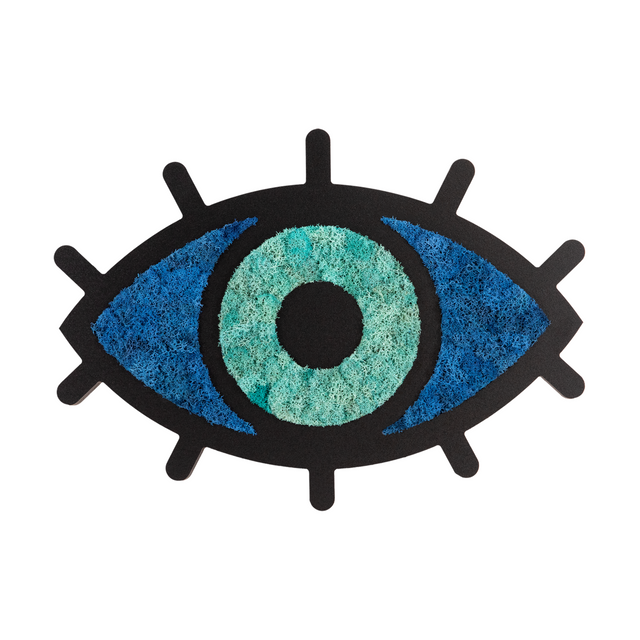 Evil Eye Moss Art