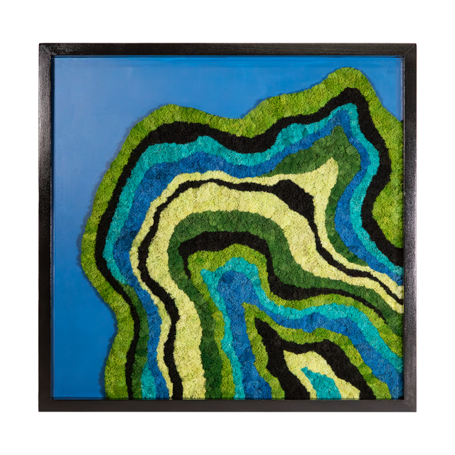 Geode Moss Art Frame